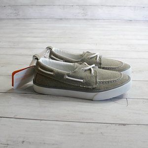 Gymboree Boys Canvas Sneakers Size 12 Youth Lace Up Deck Shoes